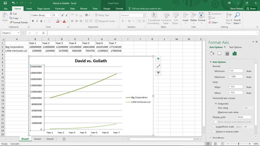 change x axis values in chart in excel for mac